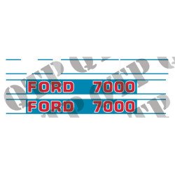 Kit d'autocollants Ford 7000