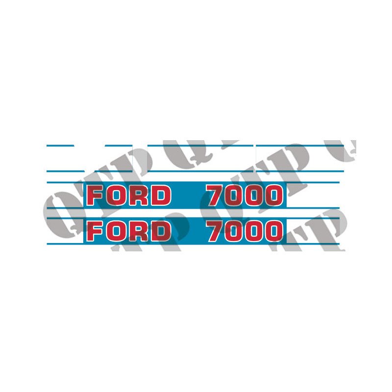 Kit d'autocollants Ford 7000