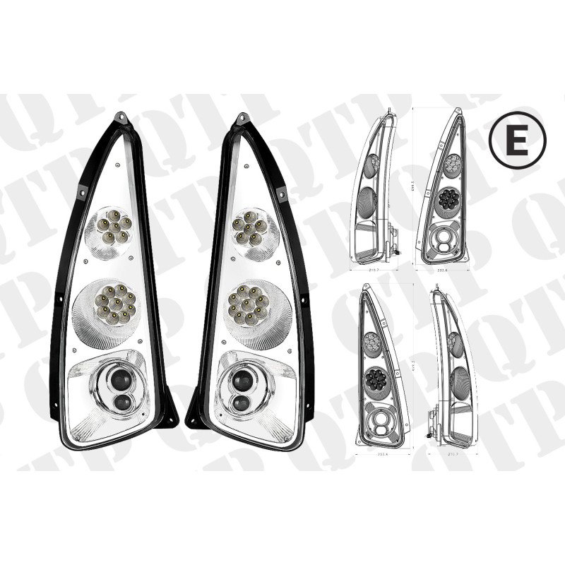 LED Head Light Pair (Left & Right)