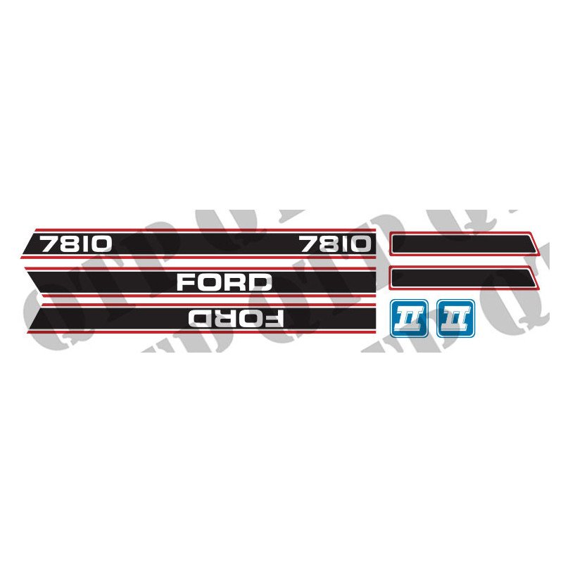 Kit d'autocollants Ford 7810