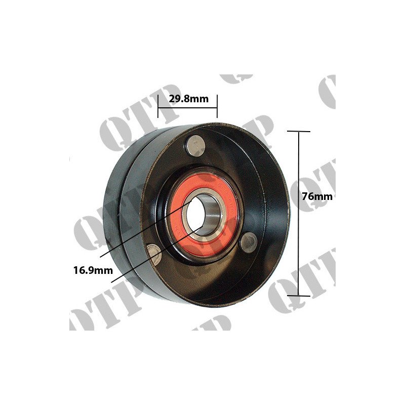 Tendeur de courroie de ventilation de poulie