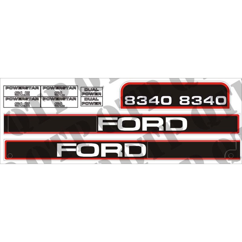 Kit d'autocollants Ford 8340
