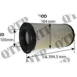 Extérieur du filtre à air