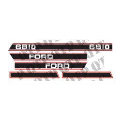 Ford Decal Kit 6810 Red & Black